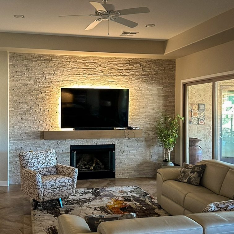 Living room renovation Phoenix